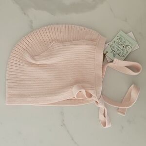 Feltman Brothers Pink Knit Baby Bonnet